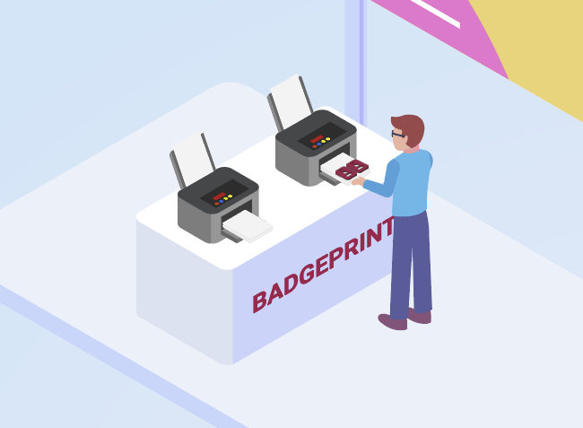 Badgeprintstation