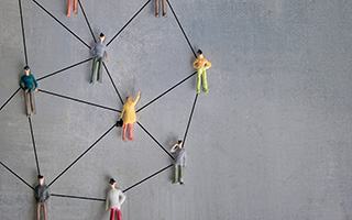 mitglieder eines Netzwerks